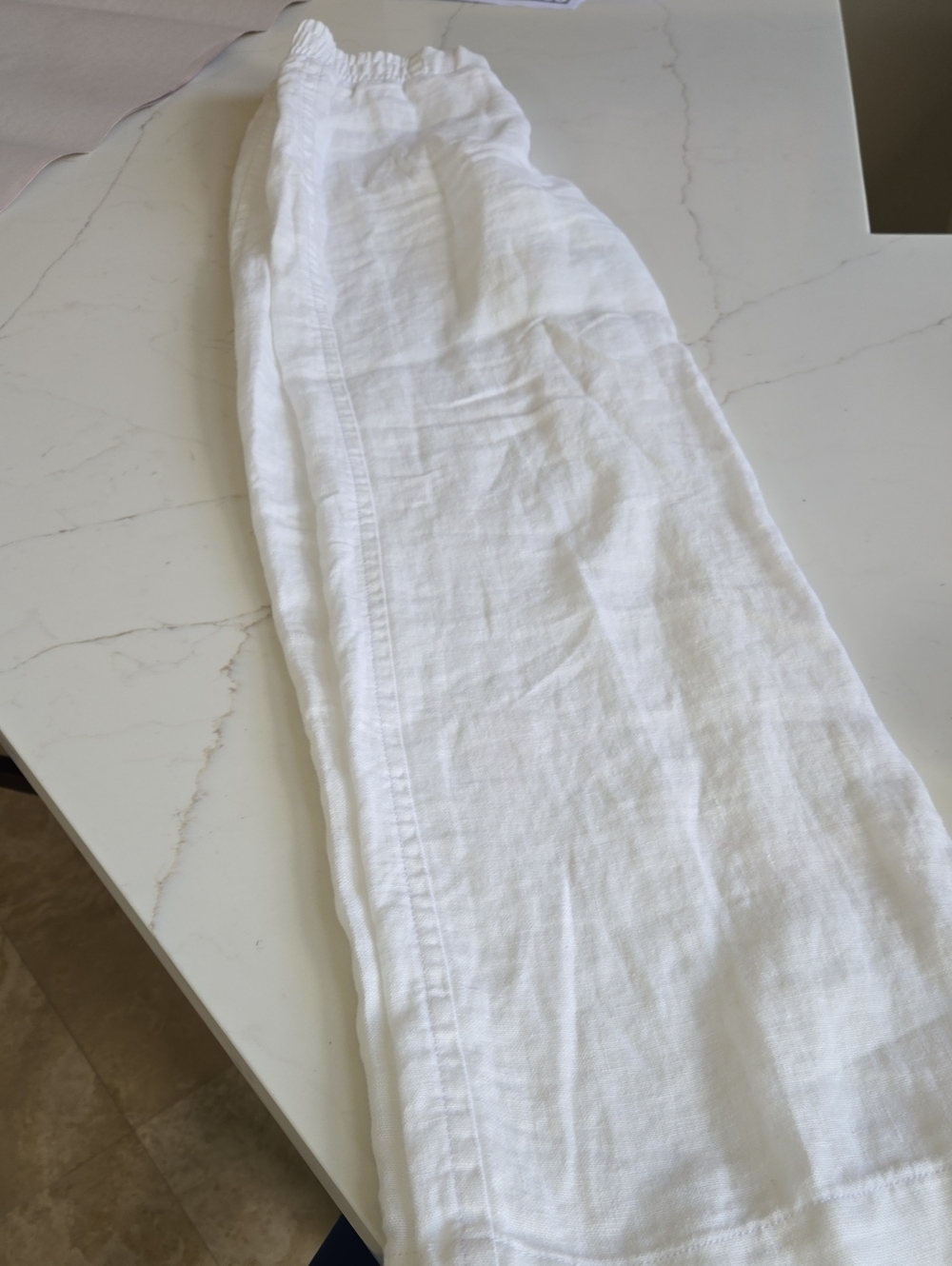 Lilly Pulitzer White Linen Beach Pants
